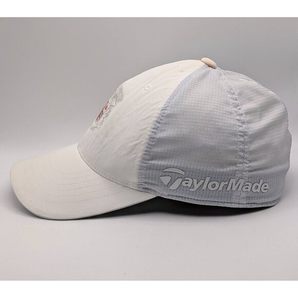 TaylorMade Adidas World Tour Golf Links Crest Fitted L/XL Flexfit Stretch Hat - Picture 2 of 7